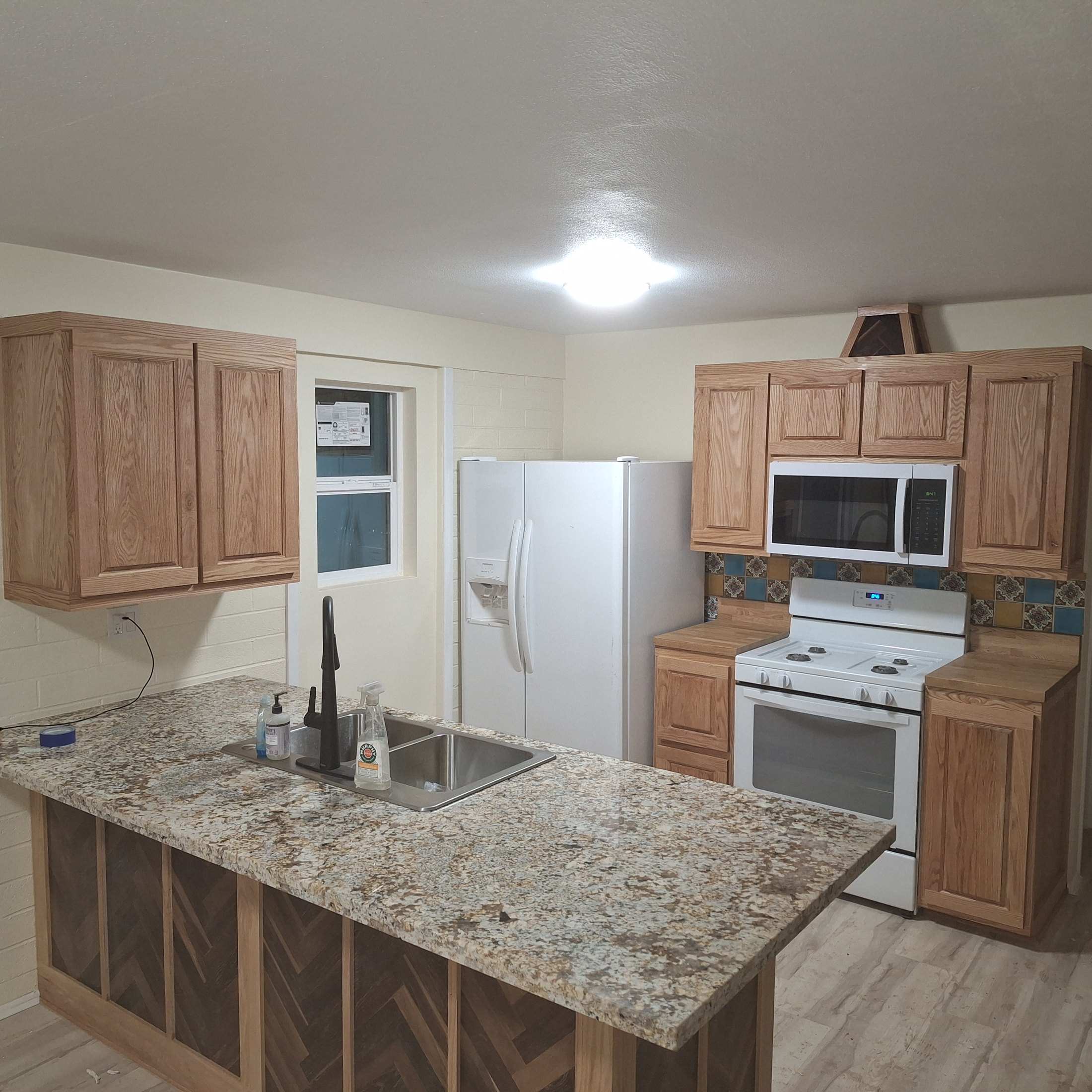 Completed custom kitchen in The San Jose Collection