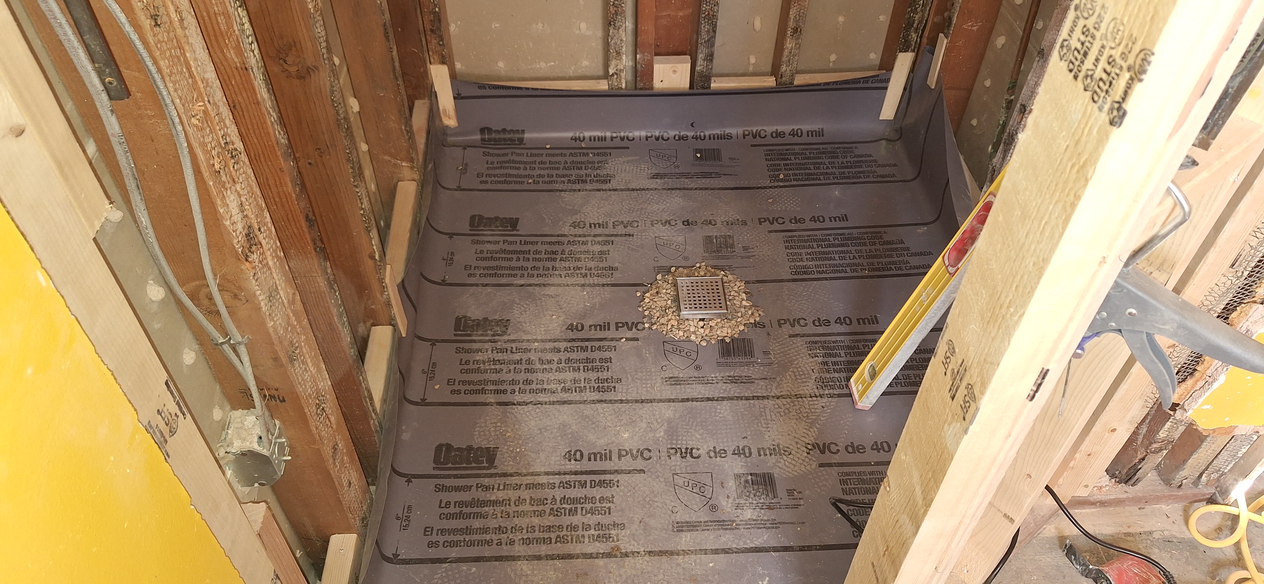 Master Shower Pan Liner