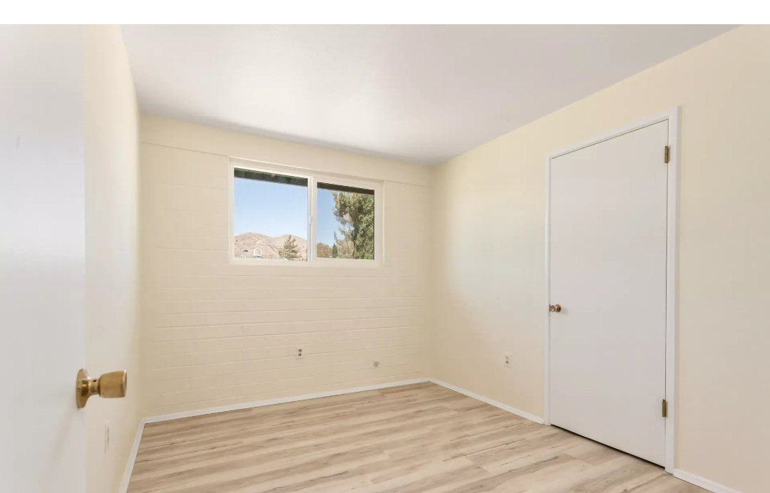 Finished bedroom
